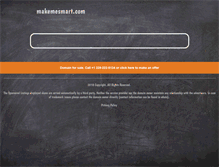 Tablet Screenshot of makemesmart.com